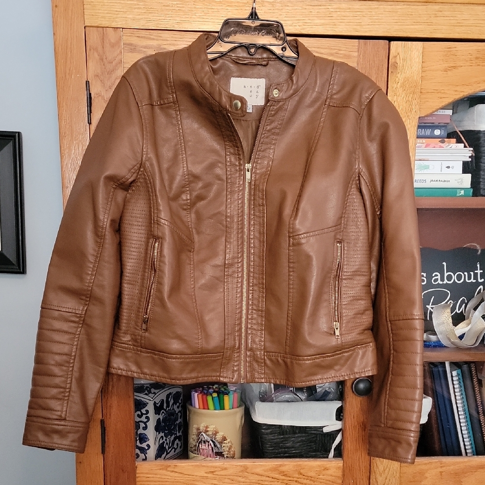 Faux Leather Jacket
